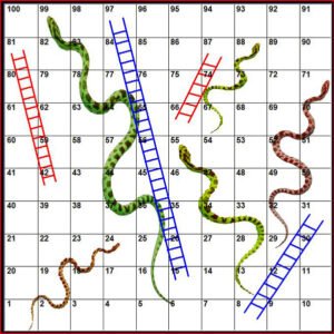 Serpents Et Echelles (Snakes And Ladders)