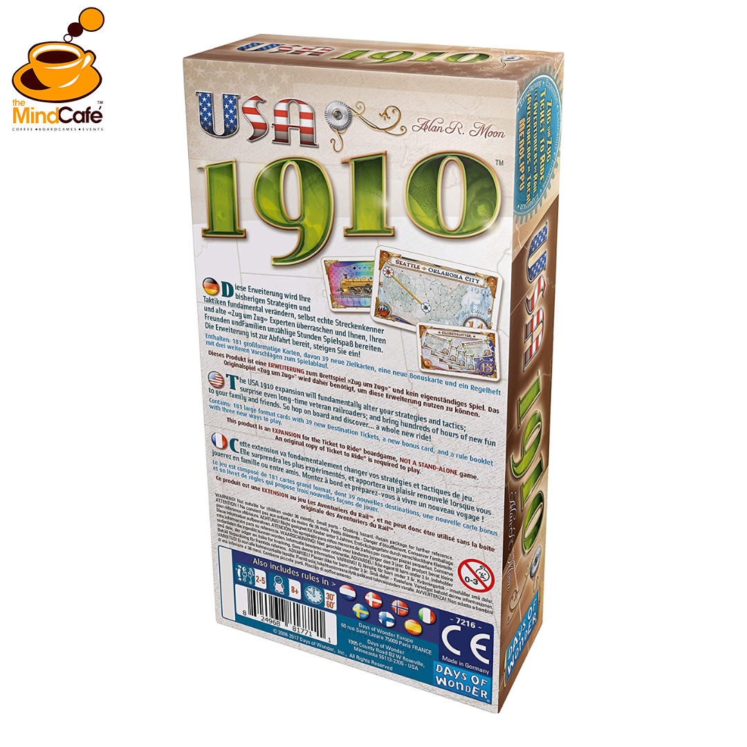 Ticket To Ride: USA 1910 Expansion - Image 2