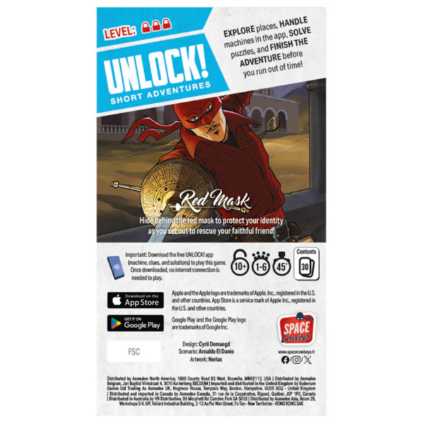 Unlock!: Short Adventures – Red Mask En - Image 2