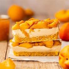 peach cheesecake