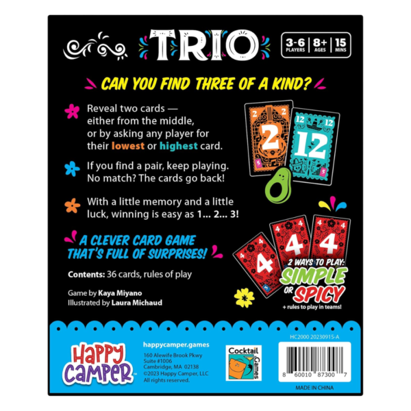 Trio Card Game - Image 5
